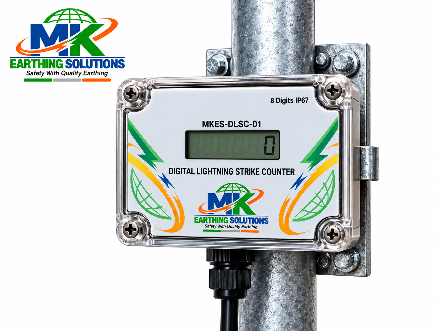 Digital Lightning Strike Counter
