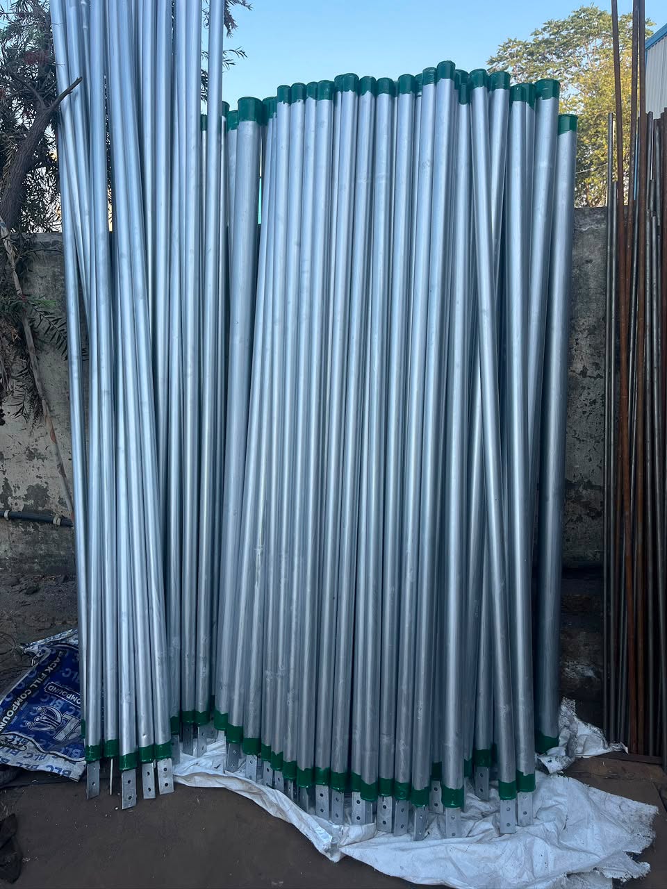 Copper bonded earthing rods