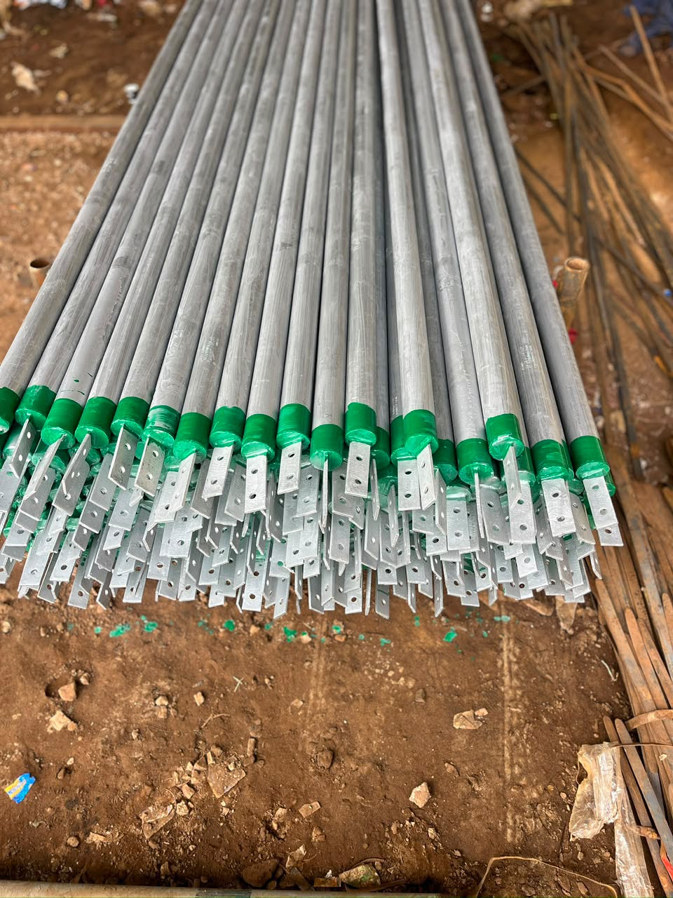 GI earthing electrodes stock